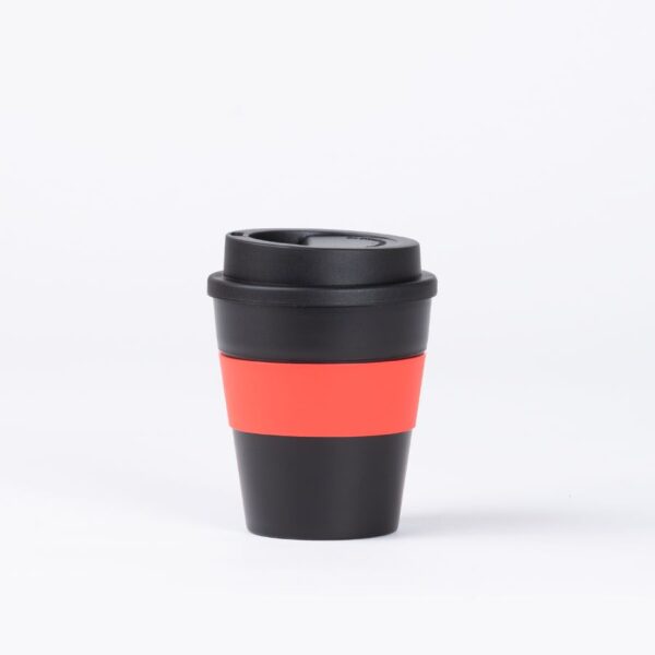 Mug Express Cup "BLACK" 356cc con banda silicona - Mugs Corporativos | MerchLAB