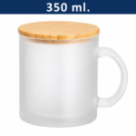 Mug Taza Vidrio con Tapa M320 - Tazas | MerchLAB