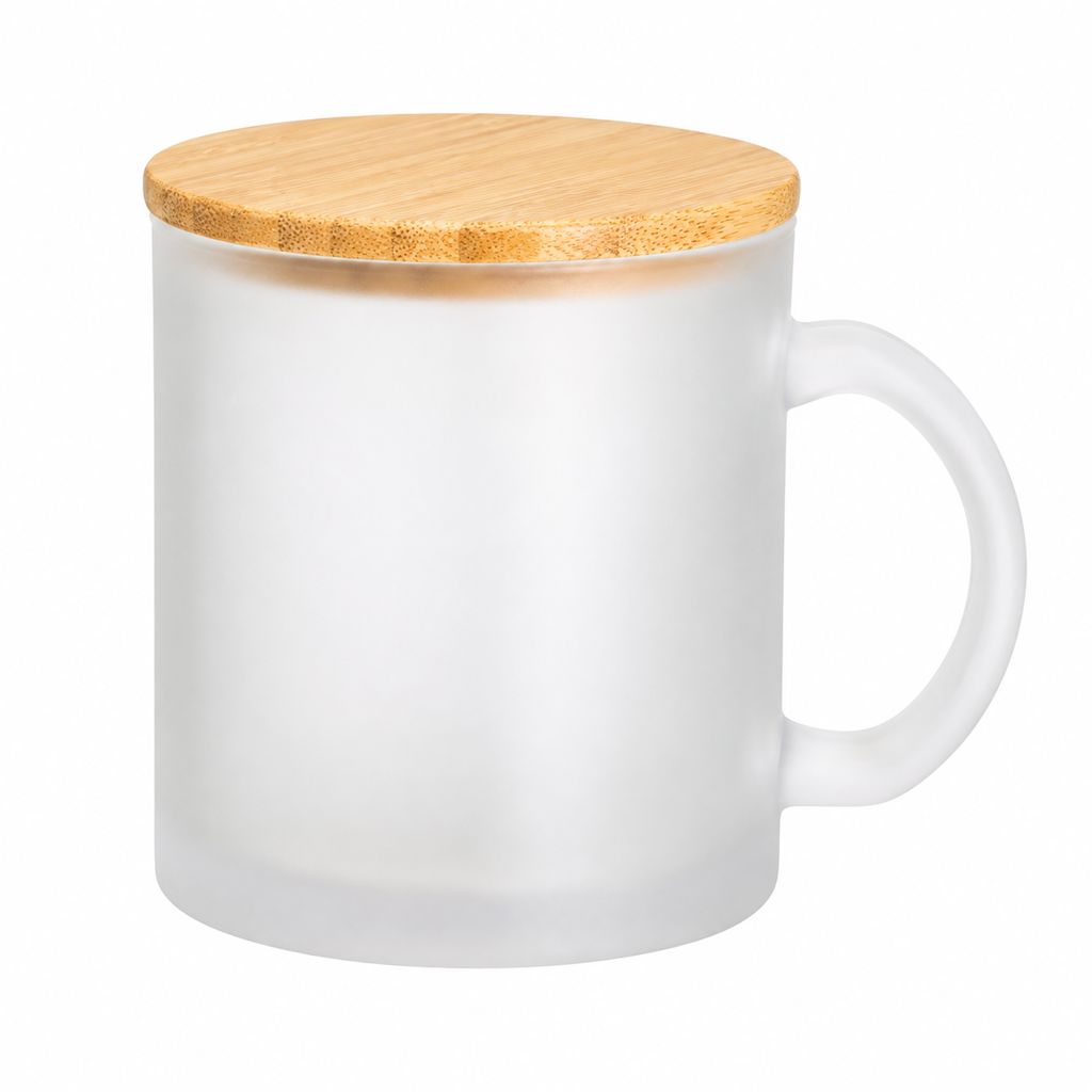 Mug Taza Vidrio con Tapa M320 2 Mug Taza Vidrio con Tapa M320, vista 2 - Tazas | MerchLAB