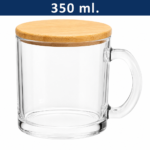 Mug Taza Vidrio con Tapa M321 - Tazas | MerchLAB