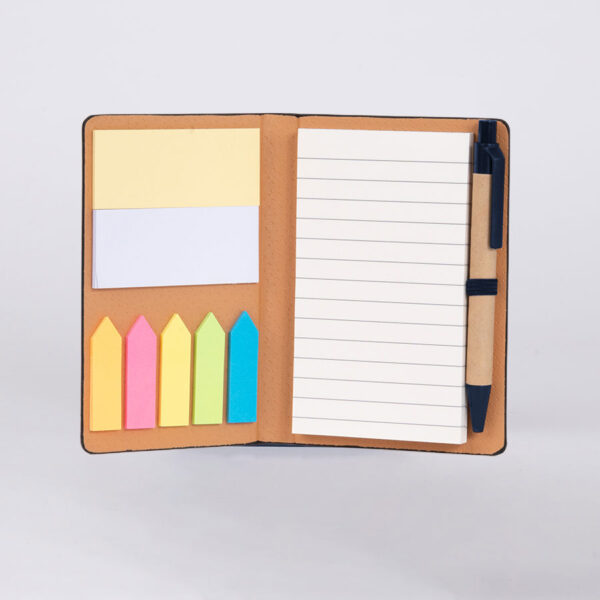 Libreta Memo Set "AURORA" de Eco-Cuero, con Bolígrafo. 8 Libreta Memo Set "AURORA" de Eco-Cuero, con Bolígrafo., foto 8 - Libretas Corporativas | MerchLAB