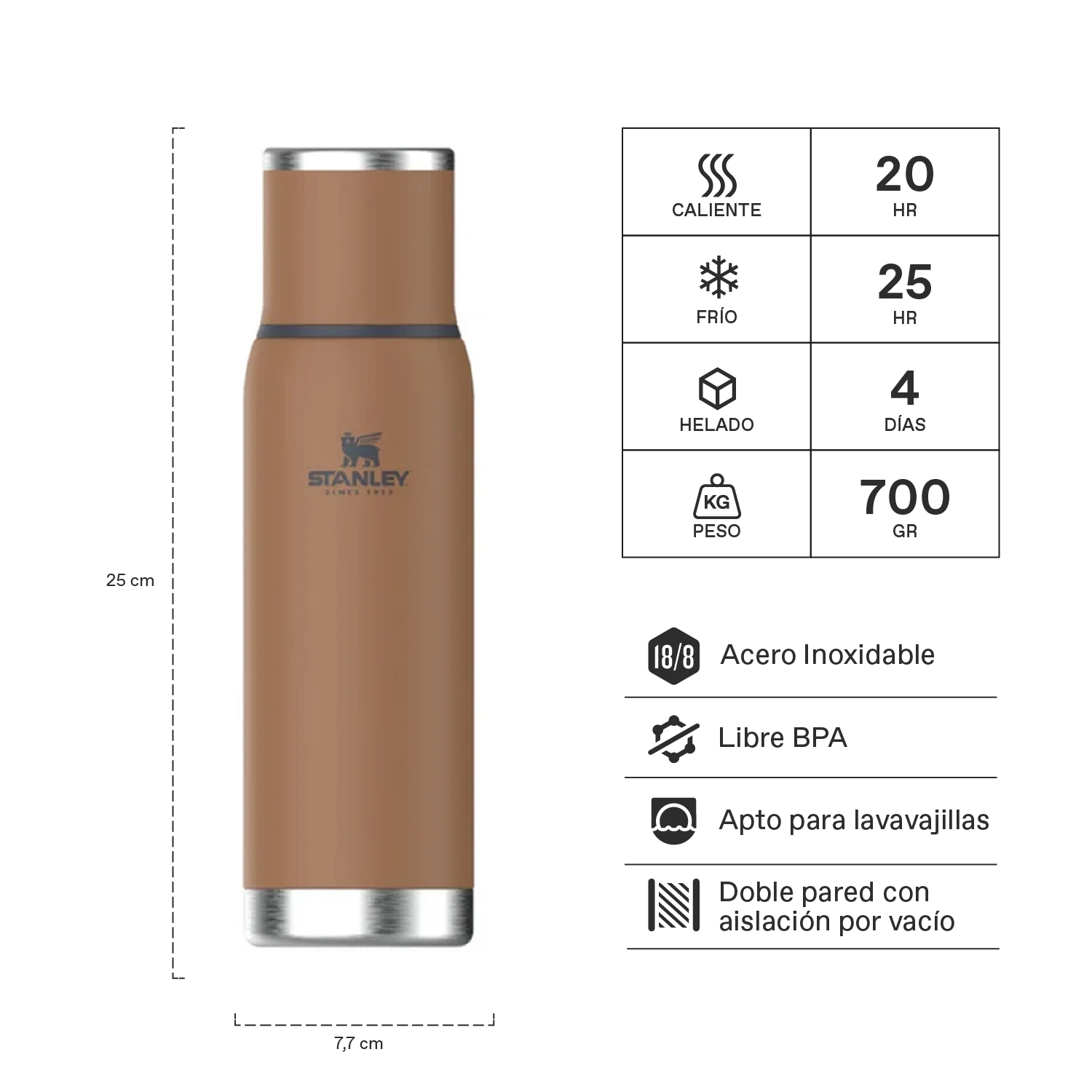 Termo Adventure To-Go Toast | 750 Ml 2 Termo Adventure To-Go Toast 750 Ml, vista 2 - Termos | MerchLAB