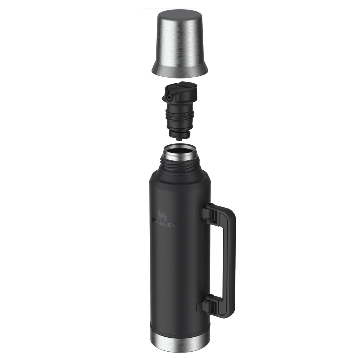 Mate System Classic Black 2.0 | 1.6 lt 3 Mate System Classic Black 2.0 1.6 lt, detalle - Termos | MerchLAB