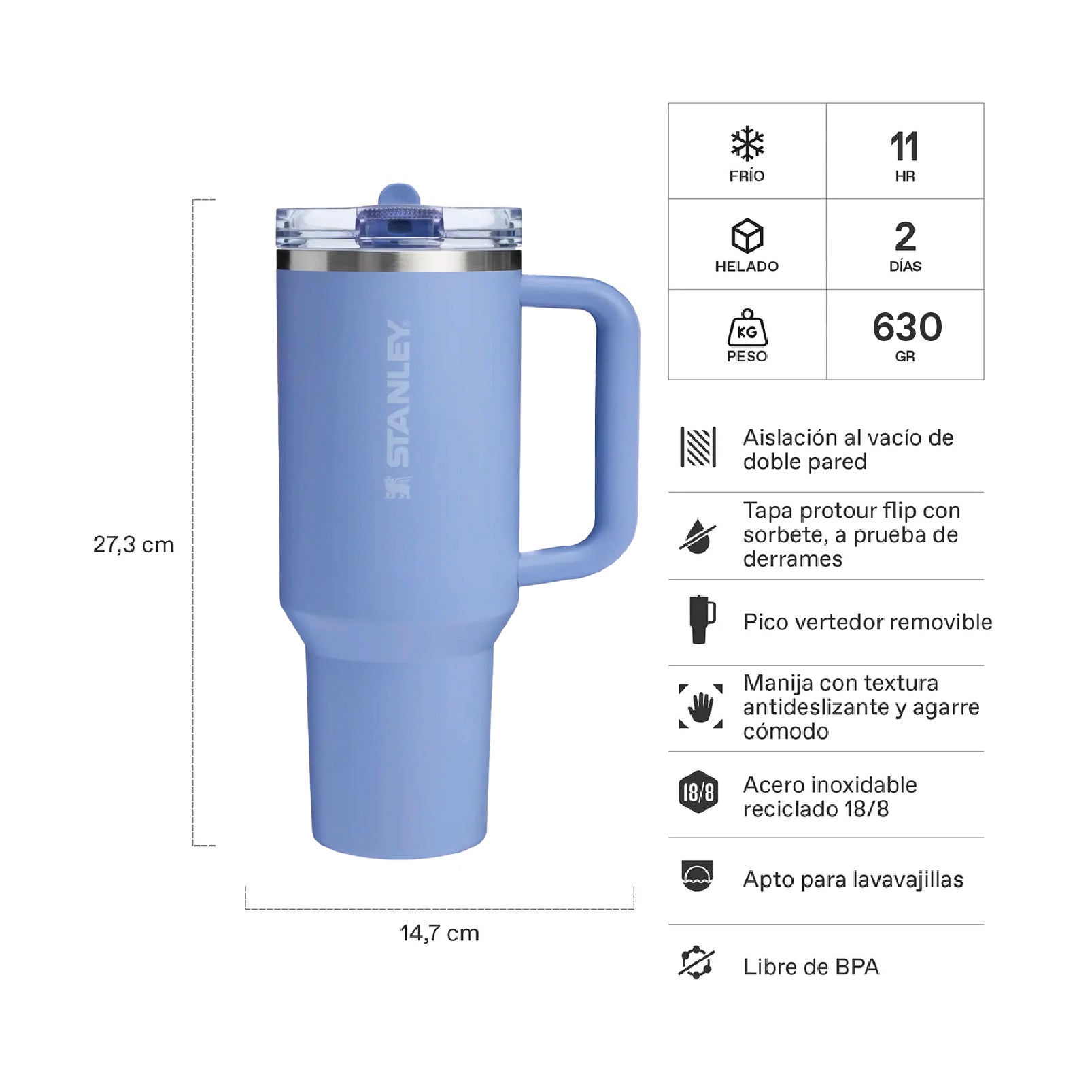 Quencher Protour Hydrangea | 1.18 lt 2 Quencher Protour Hydrangea 1.18 lt, vista 2 - Mugs Corporativos | MerchLAB