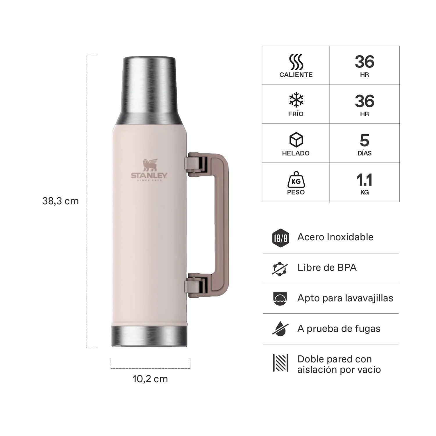 Mate system Classic Rosa Palo | 1.6 lt 2 Mate system Classic Rosa Palo 1.6 lt, vista 2 - Botellas Térmicas | MerchLAB