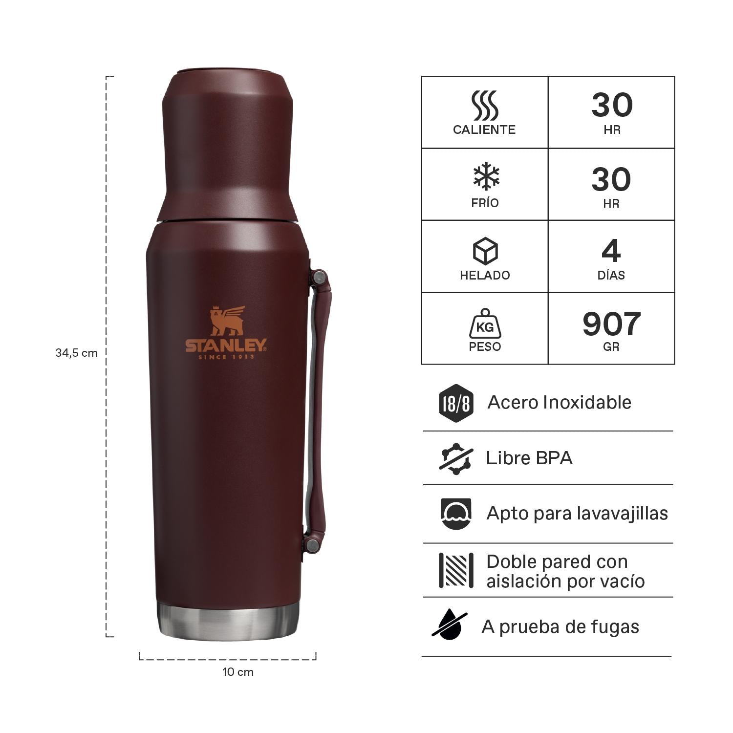 Mate System Ideal Coffee | 1.2 lt 2 Mate System Ideal Coffee 1.2 lt, vista 2 - Termos | MerchLAB