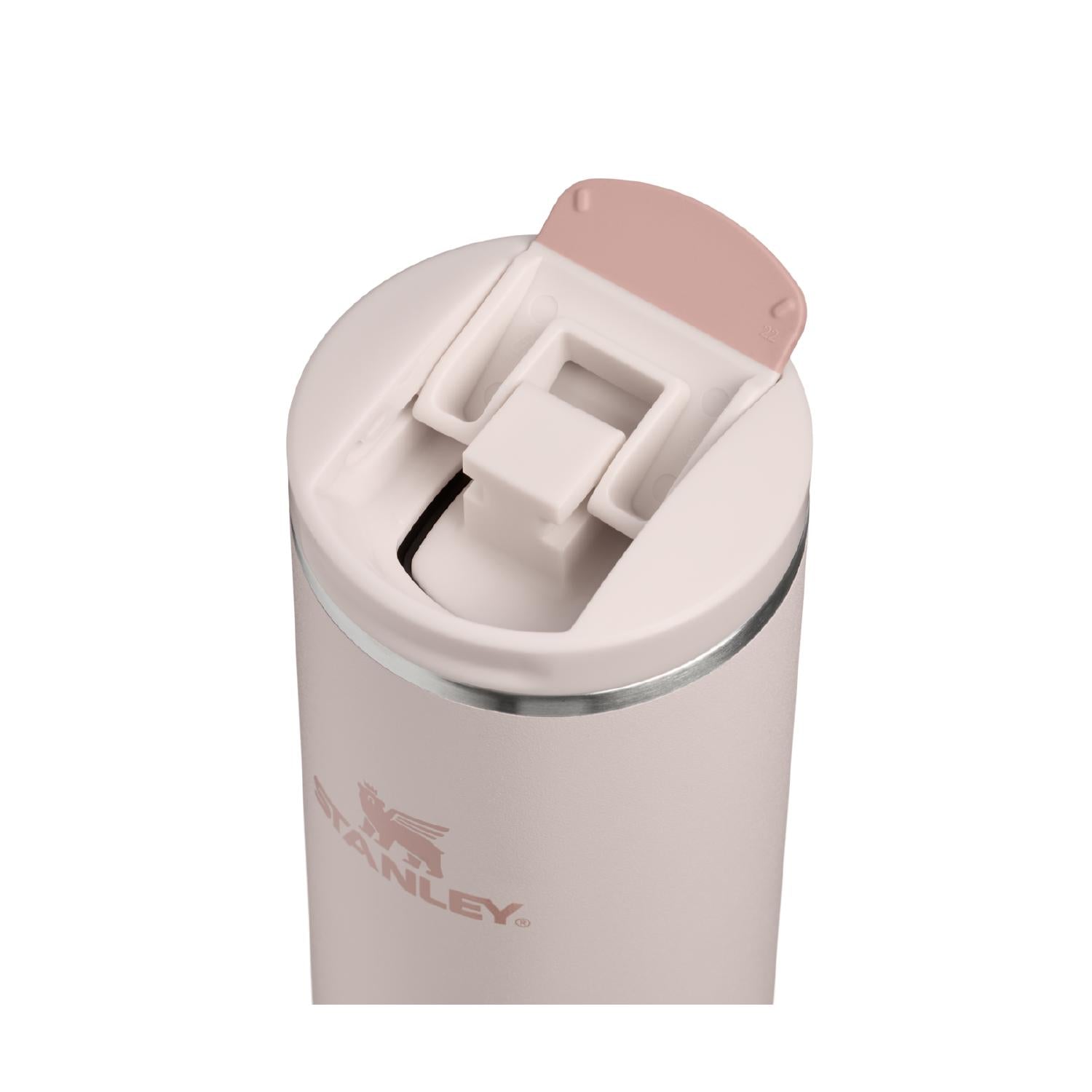 Botella Térmica Flip Top Mug Rose Quartz | 473 ml 3 Botella Térmica Flip Top Mug Rose Quartz 473 ml, detalle - Mugs Corporativos | MerchLAB