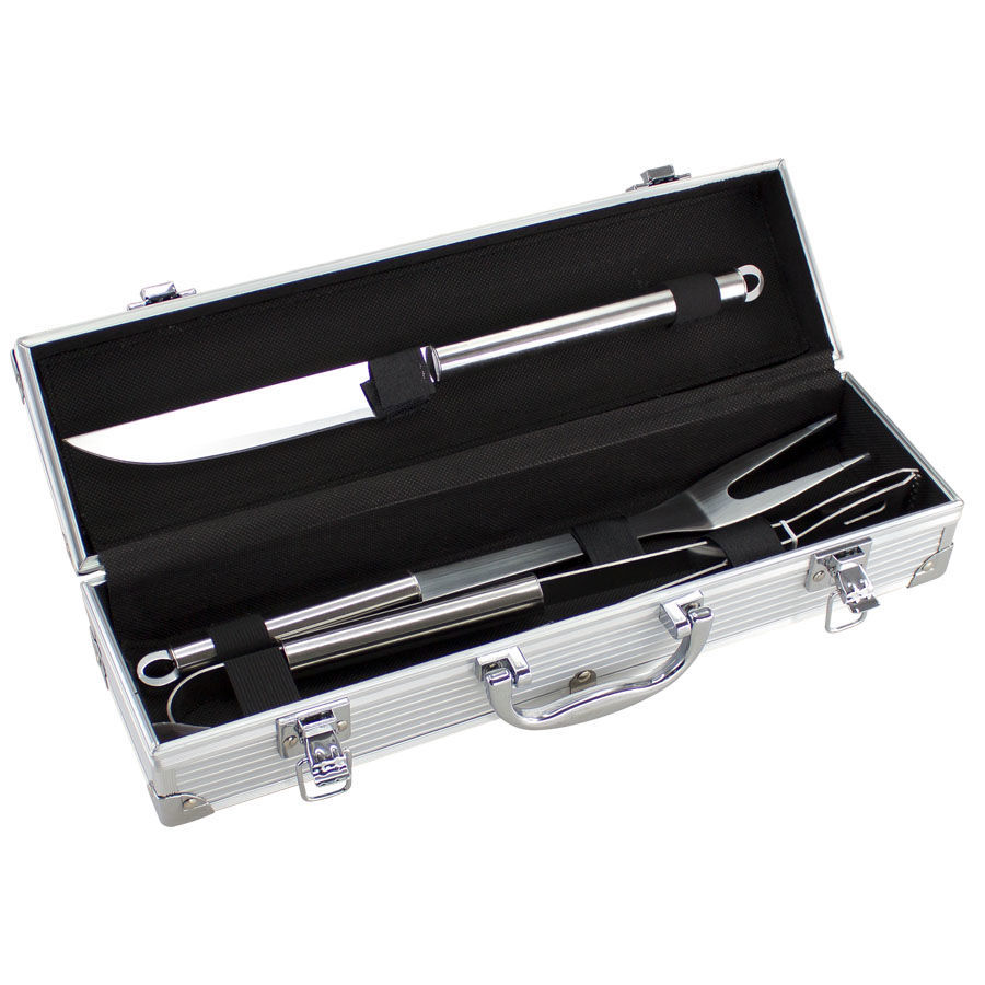 Deluxe BBQ Set Metálico 1 Deluxe BBQ Set Metálico