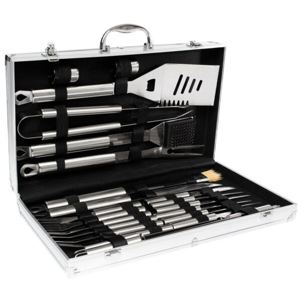 Deluxe BBQ Set Metálico de 24 piezas 6 Deluxe BBQ Set Metálico de 24 piezas - Imagen 6