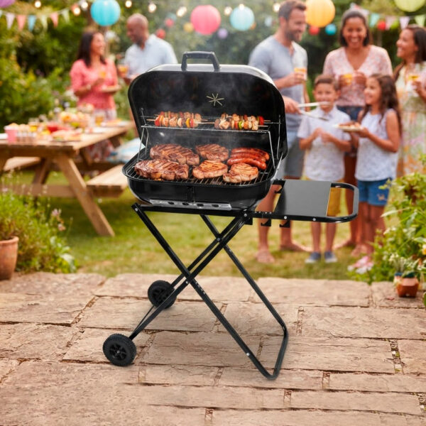 Parrilla plegable con Ruedas 7 Parrilla plegable con Ruedas - Imagen 7