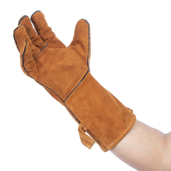 Par de Guantes de Cuero Gamuza - Imagen 5