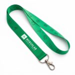 Lanyard sublimado 20 mm, terminación mosquetón metálico