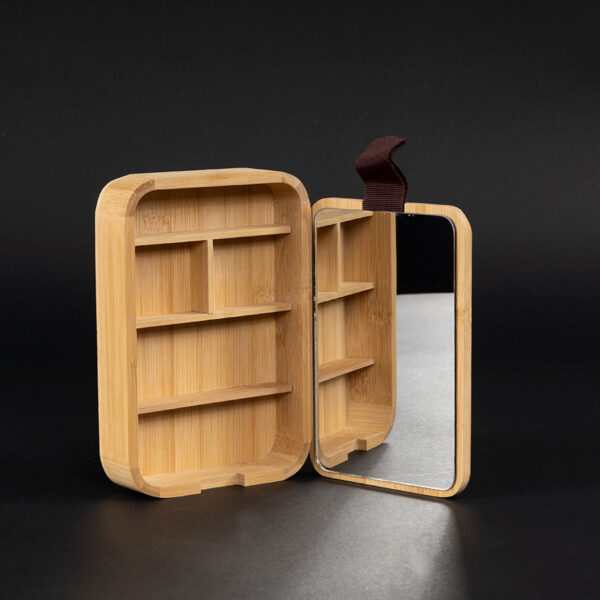 Caja organizadora de Bamboo con espejo "ANNA" - Imagen 9