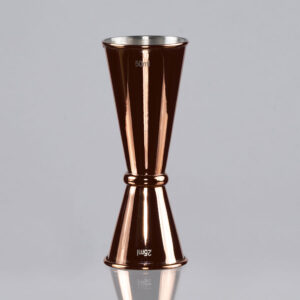 Mixer dosificador de tragos "Jigger" doble, encobrizado 25/50ml