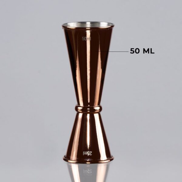 Mixer dosificador de tragos "Jigger" doble, encobrizado 25/50ml 4 Mixer dosificador de tragos "Jigger" doble, encobrizado 25/50ml - Imagen 4