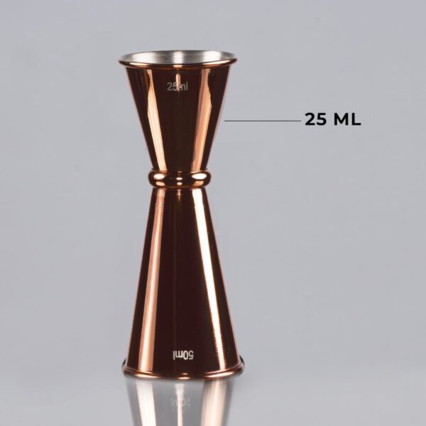 Mixer dosificador de tragos "Jigger" doble, encobrizado 25/50ml 5 Mixer dosificador de tragos "Jigger" doble, encobrizado 25/50ml - Imagen 5