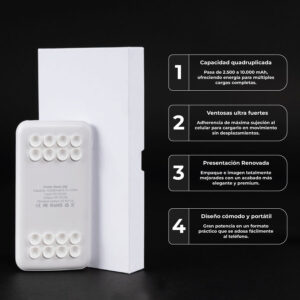 Cargador Power Bank Ventosas